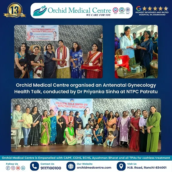 Spreading Awareness with Insightful High-Risk Pregnancy & Antenatal Gynaecology Health Talk at NTPC Patratu